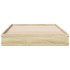 Estructura de cama sin colchón madera roble Sonoma 90x200