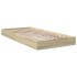 Estructura de cama sin colchón madera roble Sonoma 90x200