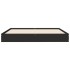 Estructura de cama madera de ingeniería negra 120x190