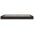 Estructura de cama madera de ingeniería negra 120x190