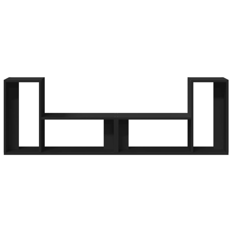 Muebles para TV 2 uds madera de ingeniería negro 75x30x50