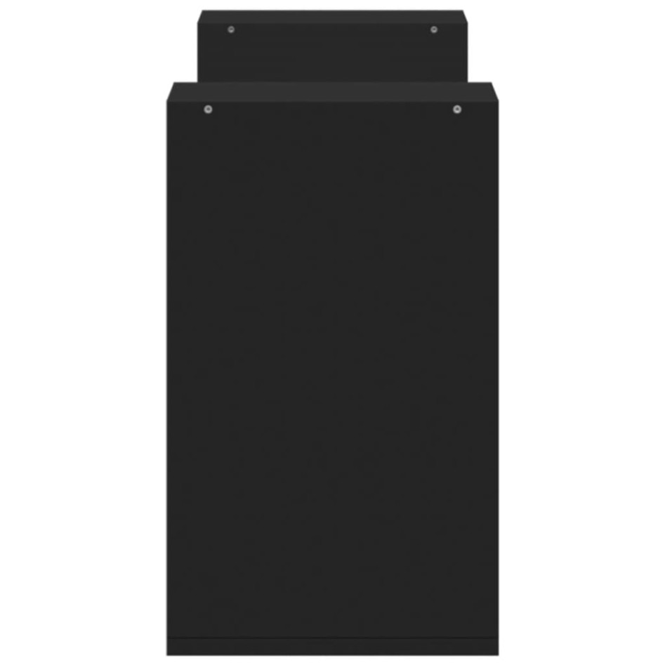 Muebles para TV 2 uds madera de ingeniería negro 75x30x50