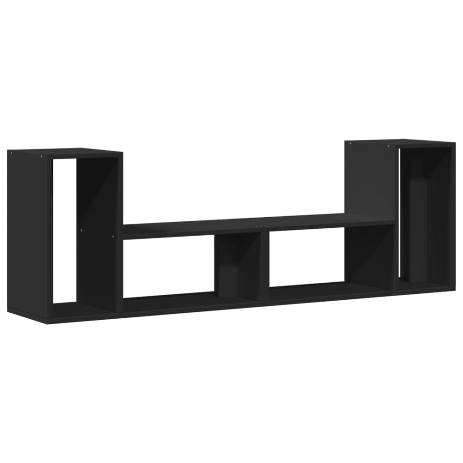 Muebles para TV 2 uds madera de ingeniería negro 75x30x50