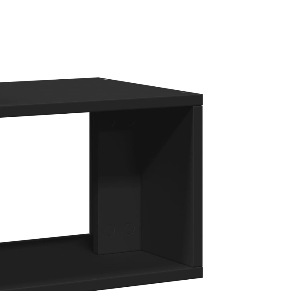 Muebles para TV 2 uds madera de ingeniería negro 75x30x50