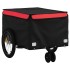 Remolque para bicicleta hierro negro y rojo 30