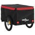 Remolque para bicicleta hierro negro y rojo 30