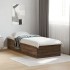 Estructura de cama madera de ingeniería roble marrón 90x200