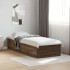 Estructura de cama madera de ingeniería marrón roble 90x190