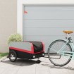 Remolque para bicicleta hierro negro y rojo 45 kg