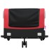 Remolque para bicicleta hierro negro y rojo 45