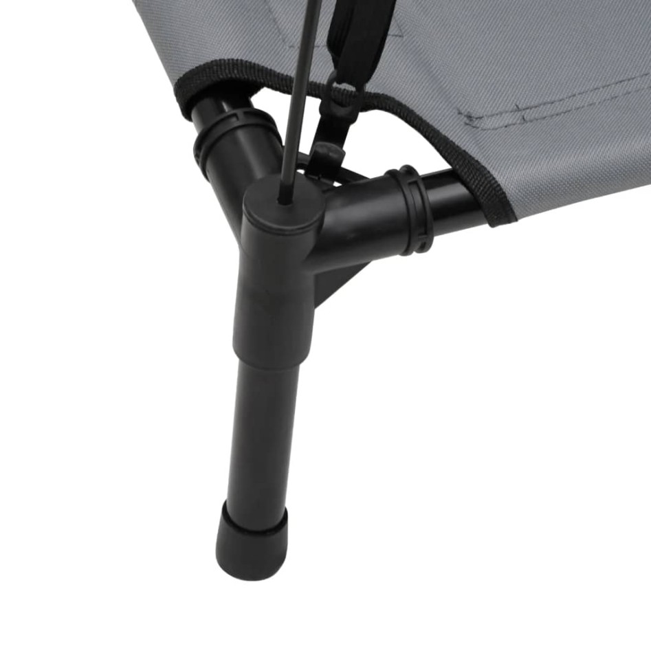 Cama para perros con dosel antracita tela oxford y