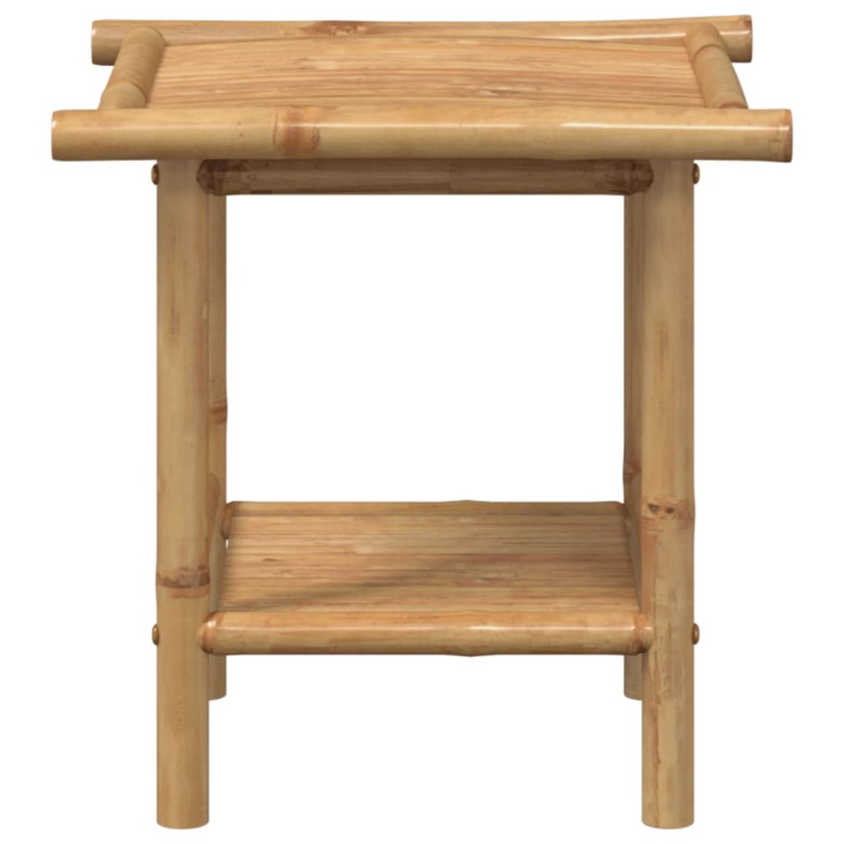 Mesa de centro de bambú 45x45x45