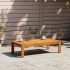 Mesa de jardín madera maciza de acacia 100x50x27