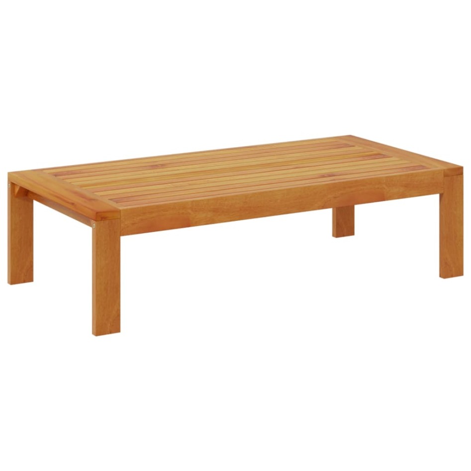 Mesa de jardín madera maciza de acacia 100x50x27