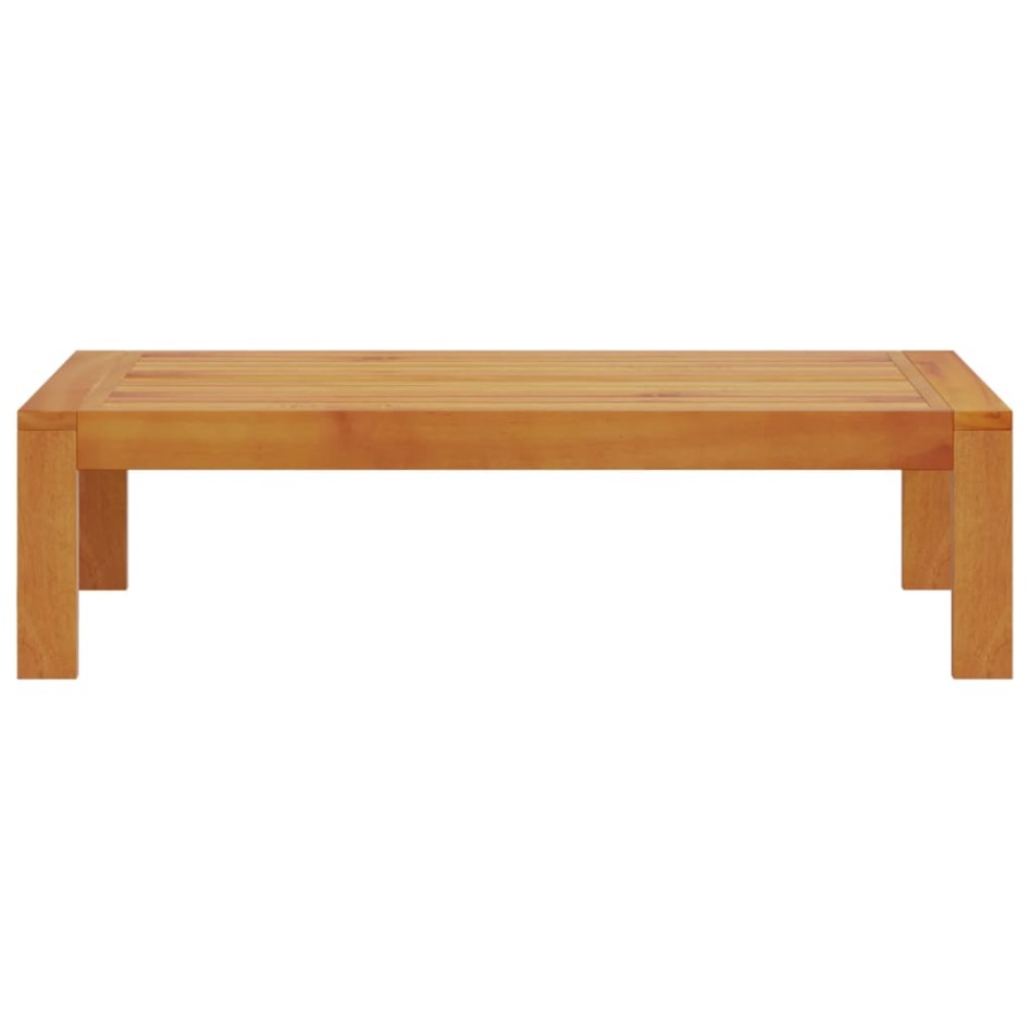Mesa de jardín madera maciza de acacia 100x50x27