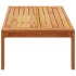Mesa de jardín madera maciza de acacia 100x50x27