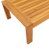 Mesa de jardín madera maciza de acacia 100x50x27