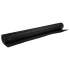 Toldo para balcón ratán sintético negro 600x90