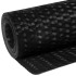 Toldo para balcón ratán sintético negro 1000x80