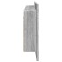Armario de baño con espejo y luz LED gris Sonoma 100x12x45