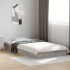 Estructura de cama madera de ingeniería gris hormigón 90x190