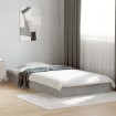 Estructura de cama madera de ingeniería gris hormigón 90x190 cm