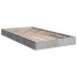 Estructura de cama madera de ingeniería gris hormigón 90x190