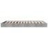 Estructura de cama madera de ingeniería gris hormigón 90x190