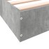 Estructura de cama madera de ingeniería gris hormigón 90x190