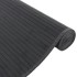 Alfombra rectangular bambú gris 80x1000