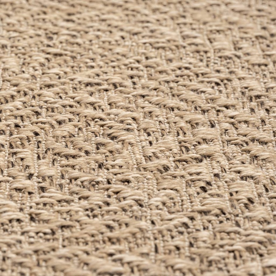 Alfombra ZIZUR apariencia de yute interior exterior 100x200
