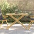 Mesa de jardín plegable de bambú 110x55x75