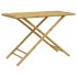 Mesa de jardín plegable de bambú 110x55x75