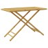 Mesa de jardín plegable de bambú 110x55x75