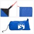 Toldo de playa con anclas de arena azul 214x236
