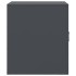Mesitas de noche 2 unidades gris antracita 34,5x39x44