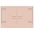 Mueble para TV de acero rosa 67x39x44