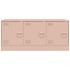 Mueble para TV de acero rosa 99x39x44