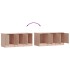 Mueble para TV de acero rosa 99x39x44