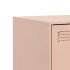 Mueble para TV de acero rosa 99x39x44