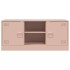 Mueble para TV de acero rosa 99x39x44