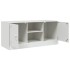 Mueble para TV de acero blanco 99x39x44