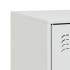Mueble para TV de acero blanco 99x39x44