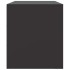 Mueble para TV de acero negro 67x39x44