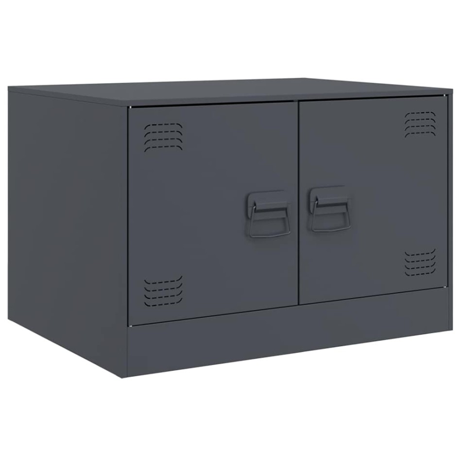 Mesa de centro acero gris antracita 67x50x44