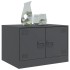 Mesa de centro acero gris antracita 67x50x44