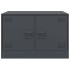 Mesa de centro acero gris antracita 67x50x44