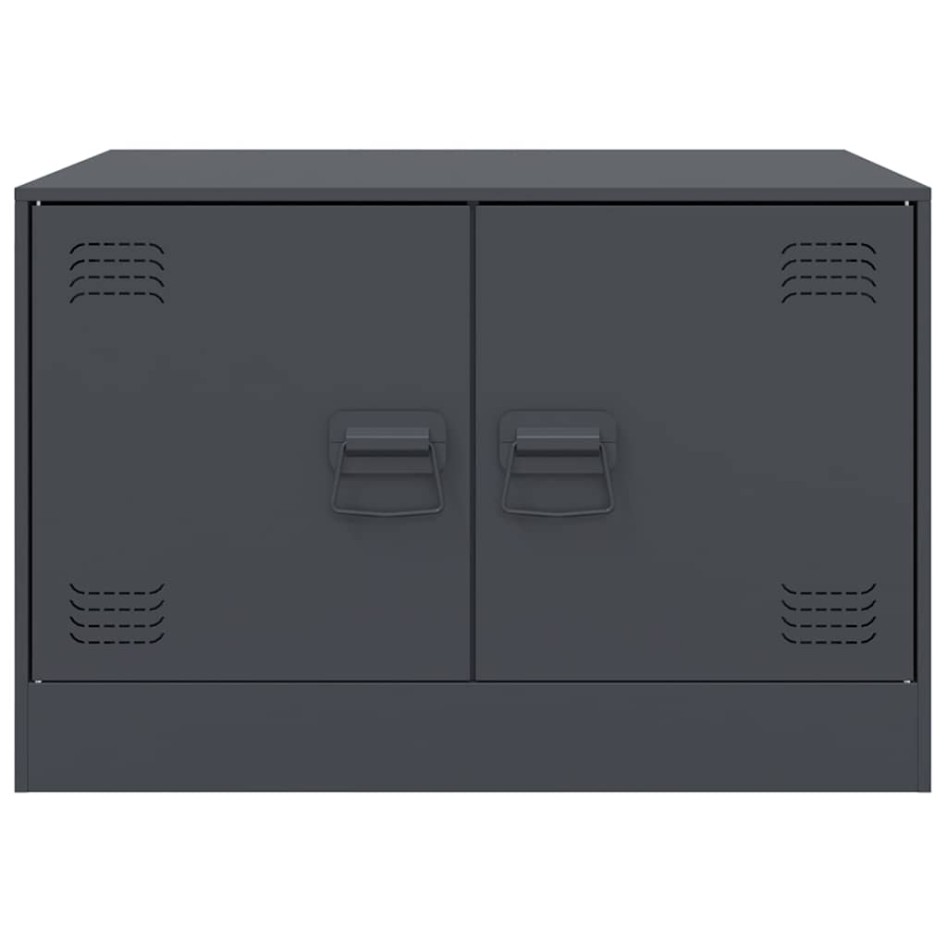 Mesa de centro acero gris antracita 67x50x44