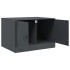Mesa de centro acero gris antracita 67x50x44