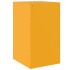 Mesita de noche acero amarillo mostaza 34,5x39x62